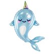 NARWHAL SHAPED FOIL BALLOON