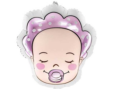 BABY GIRL SHAPED FOIL BALLOON