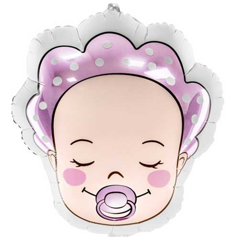 BABY GIRL SHAPED FOIL BALLOON