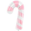 PINK CANDY CANE SHAPED FOIL BALLOON