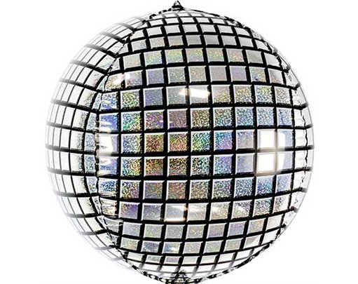 40CM DISCO FOIL BALLOON