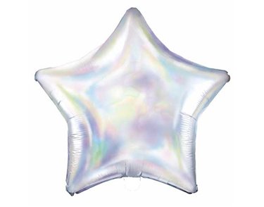 48CM IRIDESCENT STAR FOIL BALLOON