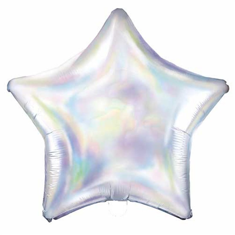 48CM IRIDESCENT STAR FOIL BALLOON