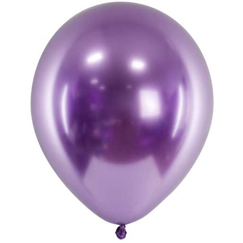 (50) 30CM VIOLET GLOSSY BALLOONS