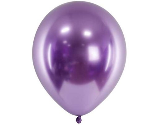 (50) 30CM VIOLET GLOSSY BALLOONS