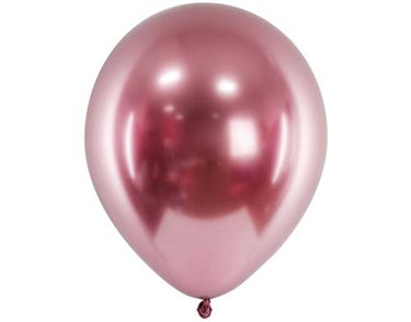 (50) 30CM ROSE GOLD GLOSSY BALLOONS