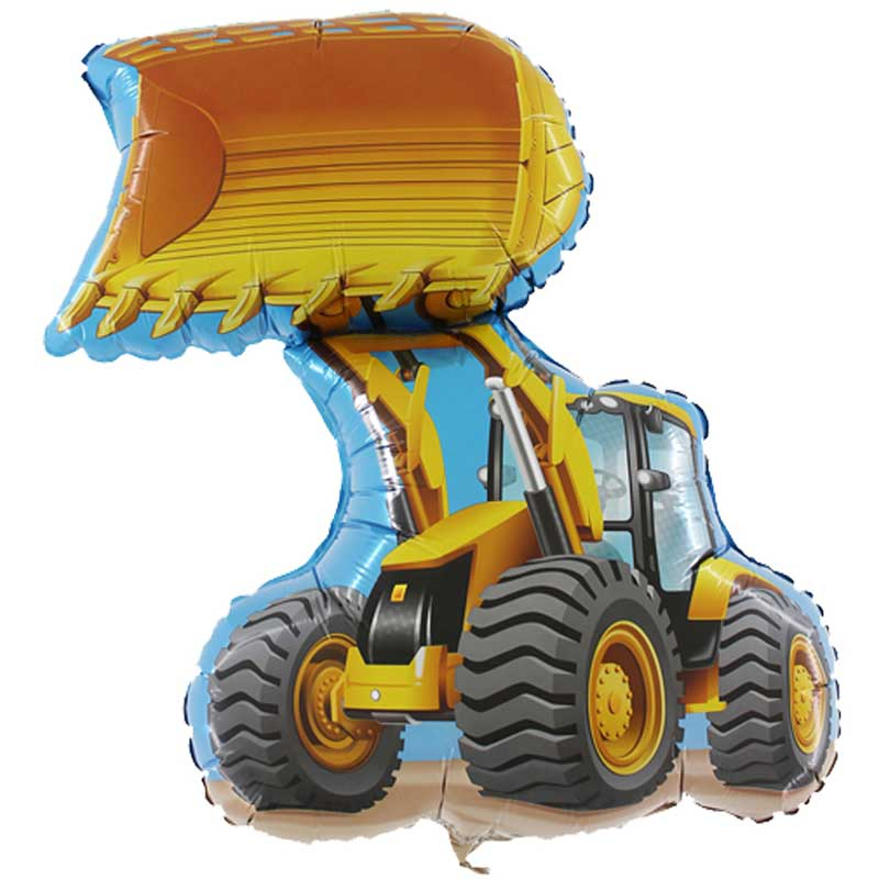 36in BULLDOZER SHAPED FOIL BALLOON