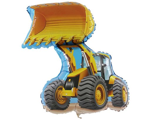 36in BULLDOZER SHAPED FOIL BALLOON
