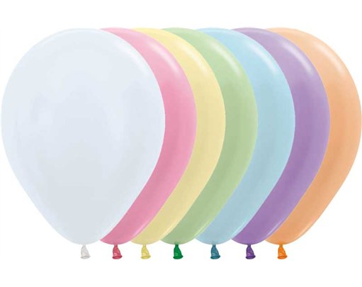 50PK 12in SATIN ASST SEMPERTEX (20000823)