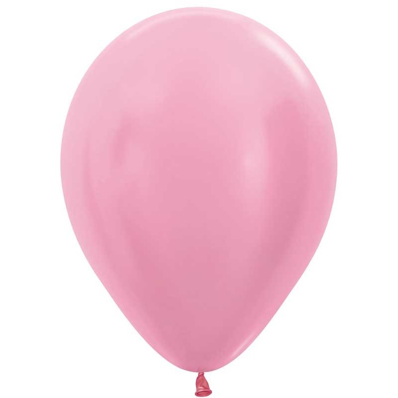 50PK 12in SATIN PINK SEMPERTEX (20000832)
