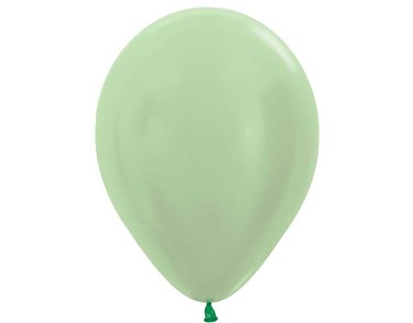 100PK 5in SATIN GREEN SEMPERTEX