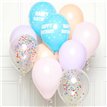 10PC PASTEL COLOURS BALLOON KIT