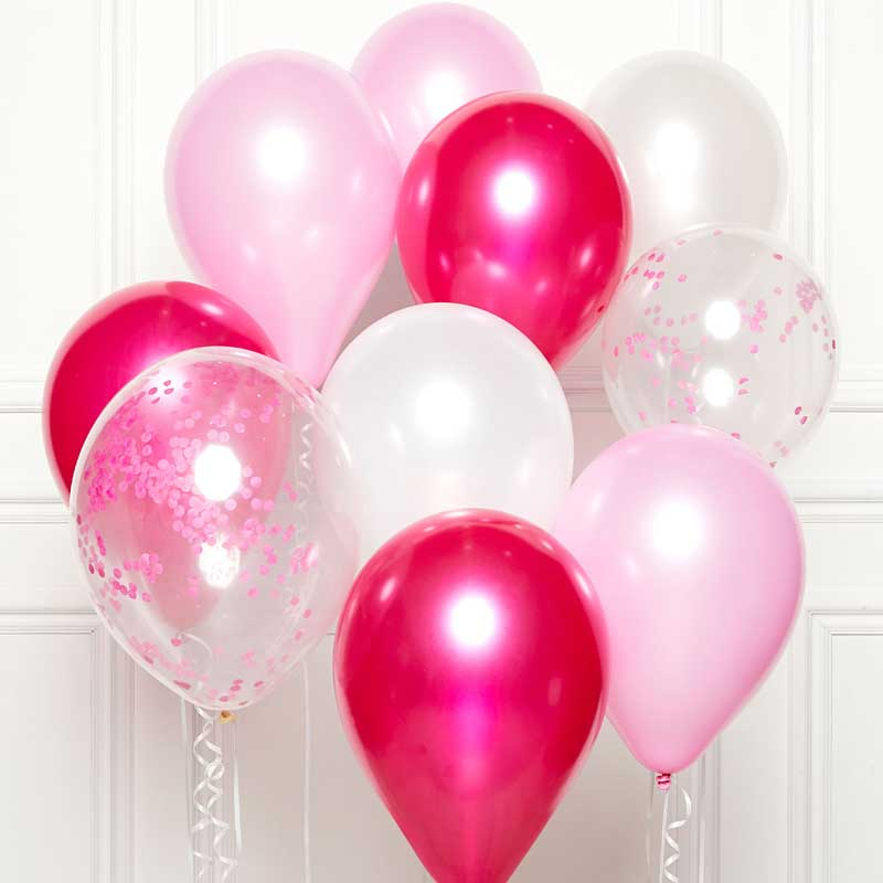 10PC PINK BALLOON KIT
