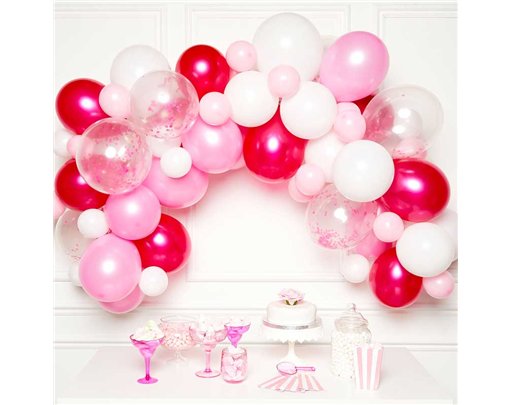 70PC PINK BALLOON GARLAND KIT