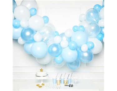 70PC BLUE BALLOON GARLAND KIT