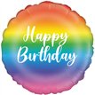 18in RAINBOW BIRTHDAY FOIL BALLOON