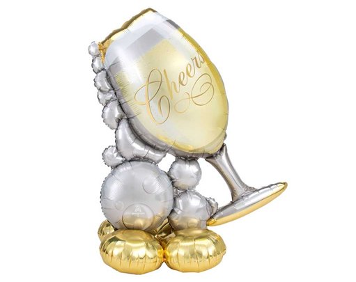 BUBBLY WINE GLASS AIRLOONZ