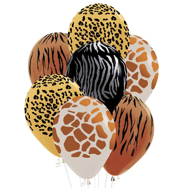 25PK 12IN ANIMAL PRINT SEMPERTEX (20015060)