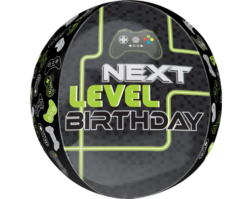 15in LEVEL UP BIRTHDAY ORBZ