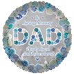 18in DAD REMEMBRANCE FOIL BALLOON