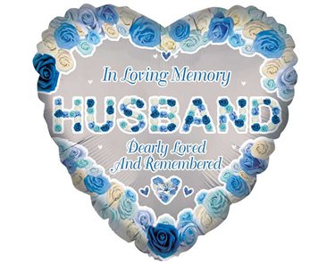 18in HUSBAND REMEMBRANCE FOIL BALLOON