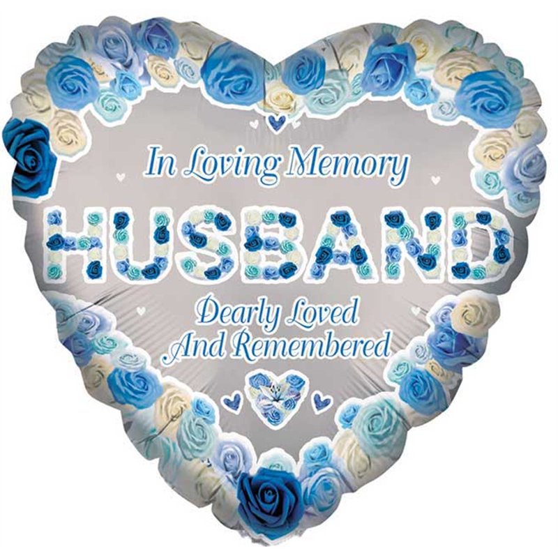 18in HUSBAND REMEMBRANCE FOIL BALLOON