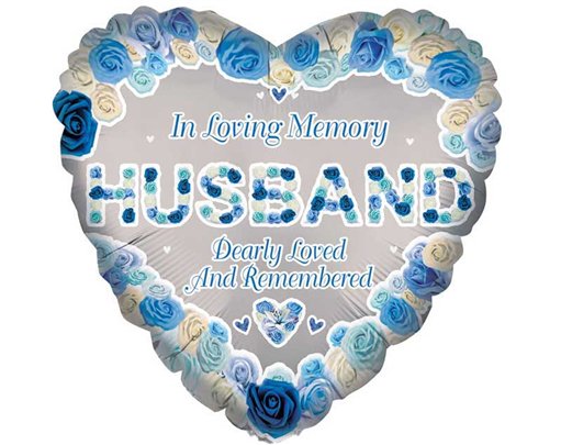 18in HUSBAND REMEMBRANCE FOIL BALLOON