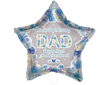 18in DAD REMEMBRANCE FOIL BALLOON
