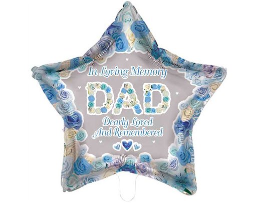18in DAD REMEMBRANCE FOIL BALLOON