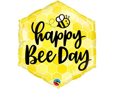 20in HAPPY BEE DAY FOIL SHAPE