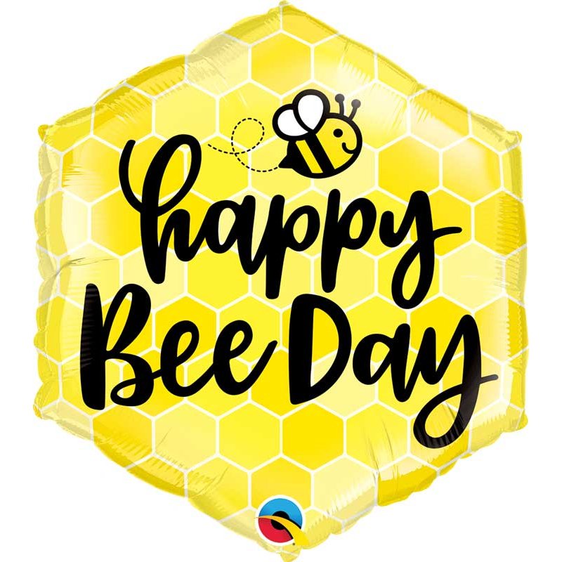 20in HAPPY BEE DAY FOIL SHAPE