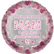 18in MAM HEART REMEMBRANCE FOIL BALLOON