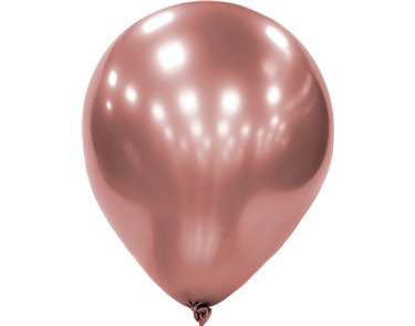 50PK 11in PLATINUM ROSE GOLD GLOBOS LATEX