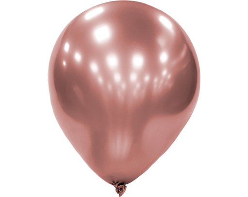 50PK 11in PLATINUM ROSE GOLD GLOBOS LATEX