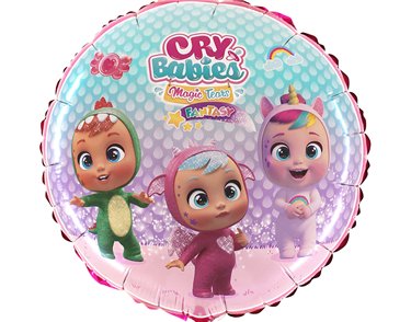 18in CRY BABIES FOIL BALLOON