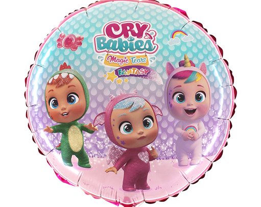 18in CRY BABIES FOIL BALLOON