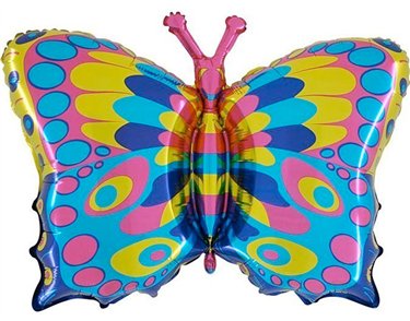 34in BUTTERFLY FOIL BALLOON