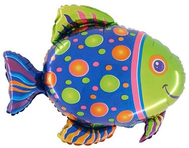 30in FISH FOIL BALLOON