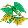 36in GREEN DRAGON FOIL BALLOON