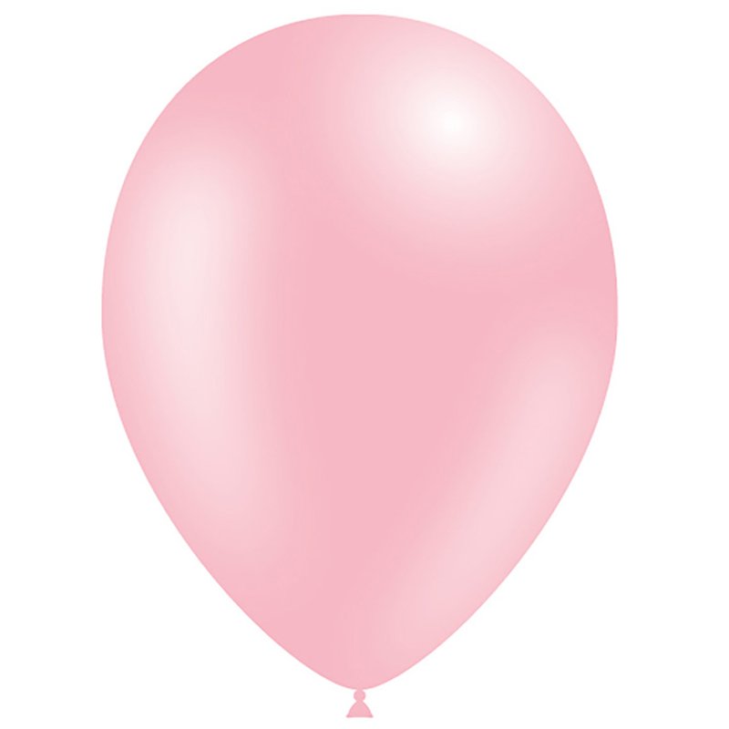 100PK 5in FASHION SOLID LIGHT PINK DECOTEX