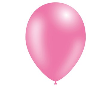 100PK 5in FASHION SOLID BUBBLE GUM PINK DECOTEX