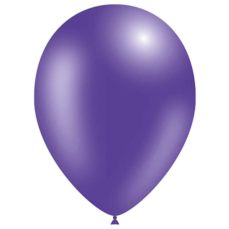 100PK 5in FASHION SOLID PURPLE DECOTEX