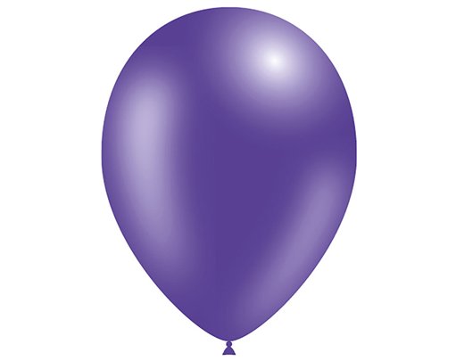 100PK 5in FASHION SOLID PURPLE DECOTEX