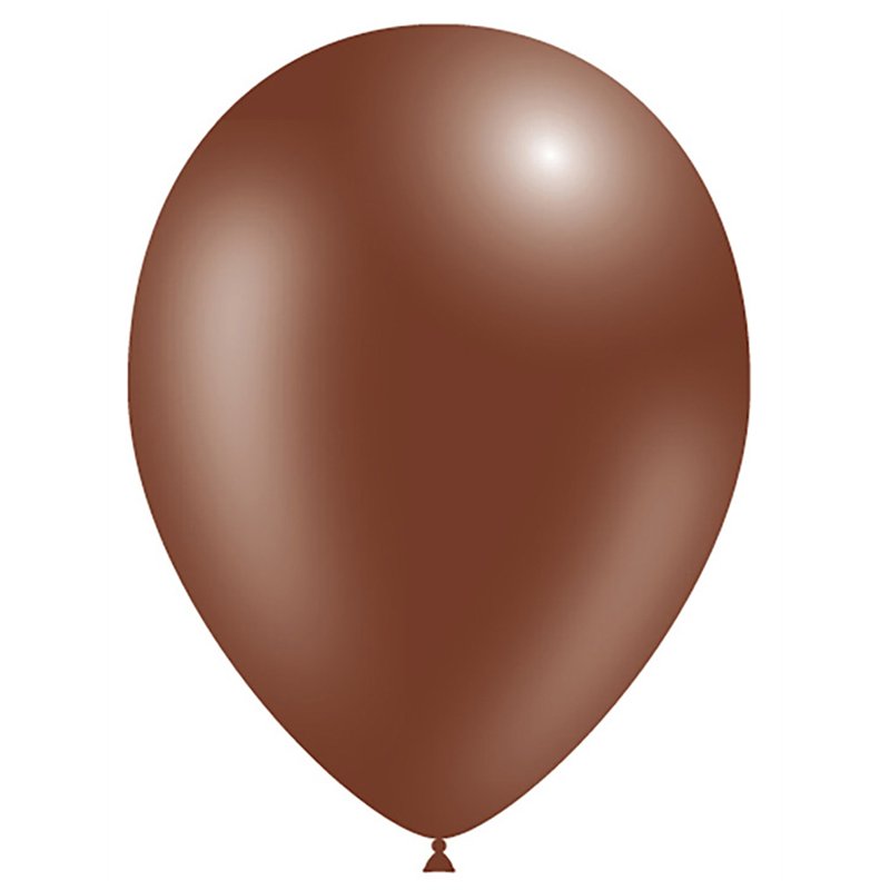 100PK 5in FASHION SOLID CHOCOLATE DECOTEX