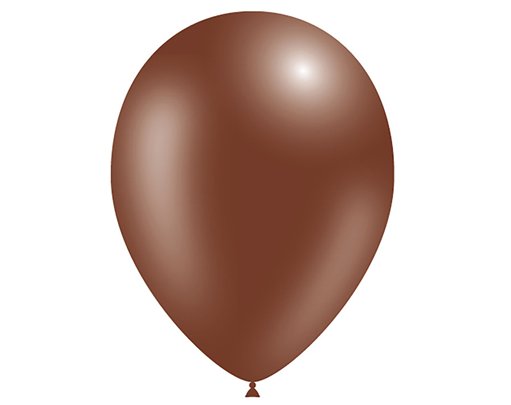100PK 5in FASHION SOLID CHOCOLATE DECOTEX