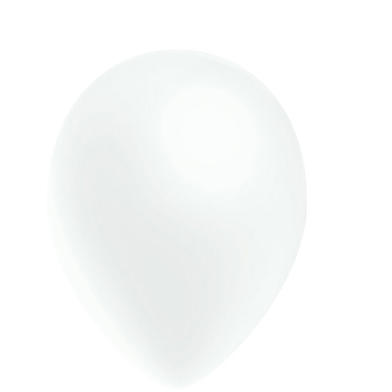 100PK 5in METALLIC WHITE DECOTEX