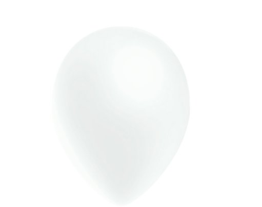 100PK 5in METALLIC WHITE DECOTEX