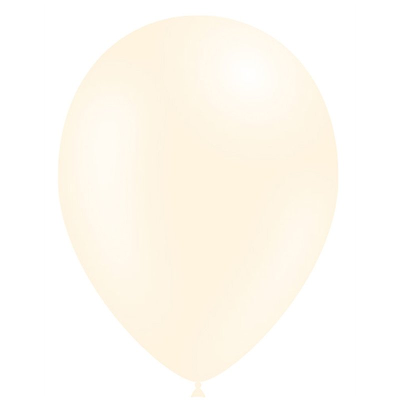 100PK 5in METALLIC IVORY DECOTEX