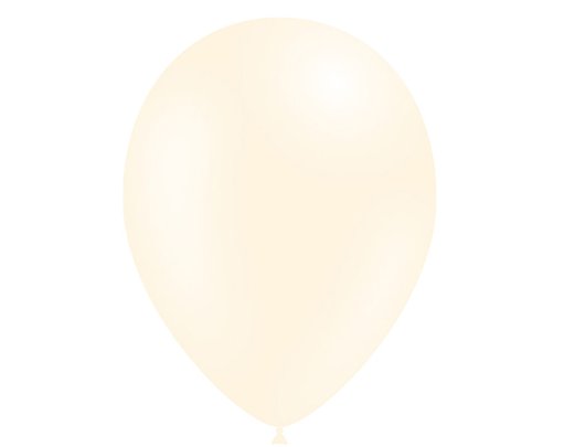100PK 5in METALLIC IVORY DECOTEX