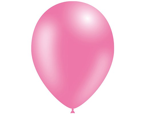 100PK 5in METALLIC FASHION PINK DECOTEX